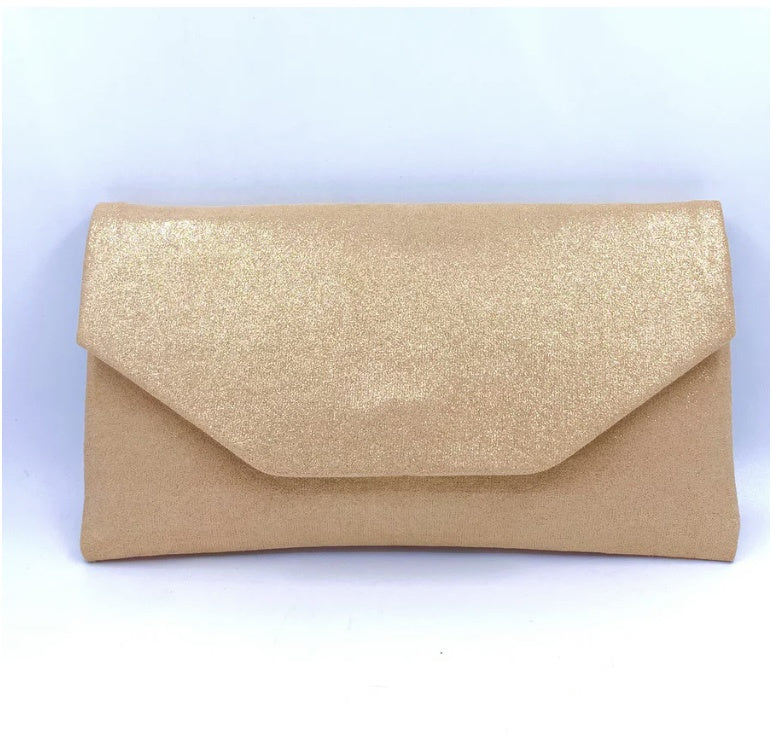 Envelope Clutch Bag Rose Gold