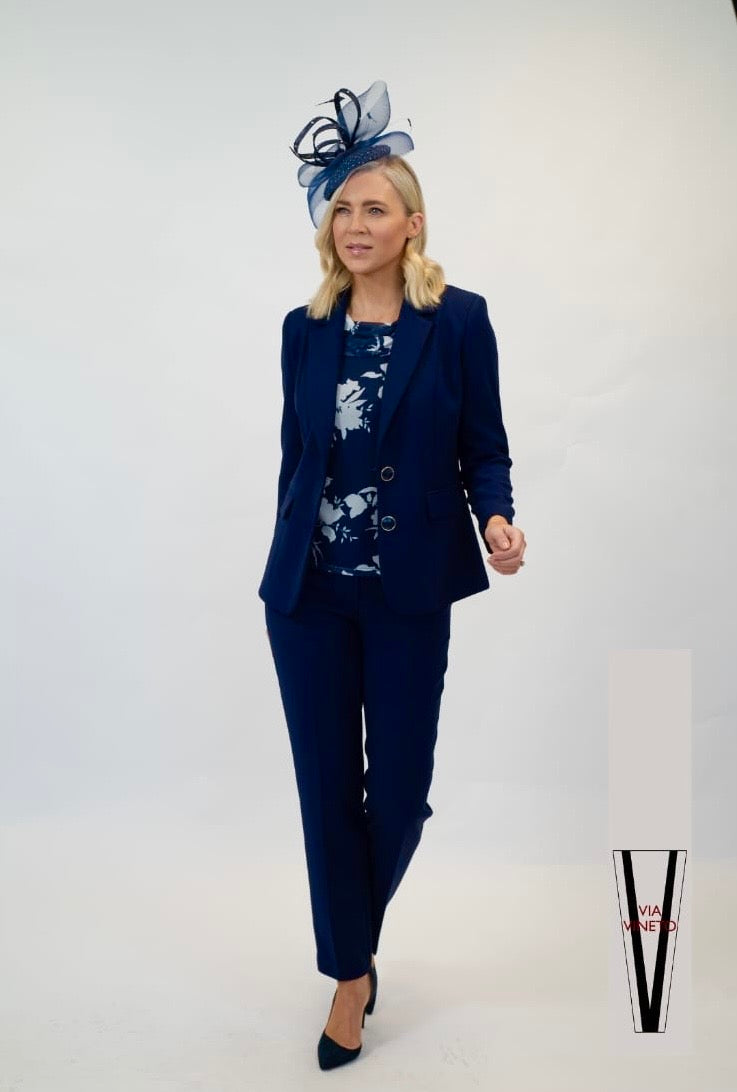 Dolores Trouser Suit - Navy