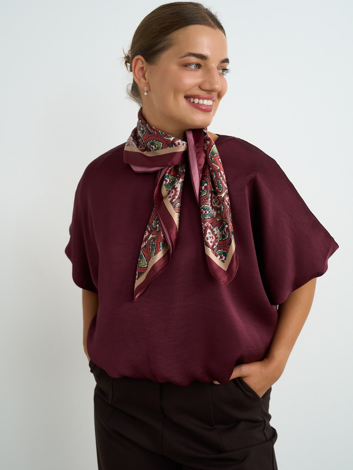 Stella Top - Burgundy