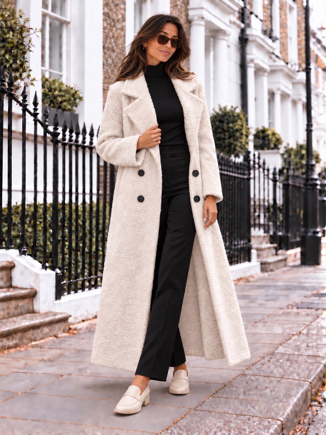 Callie Coat - Cream