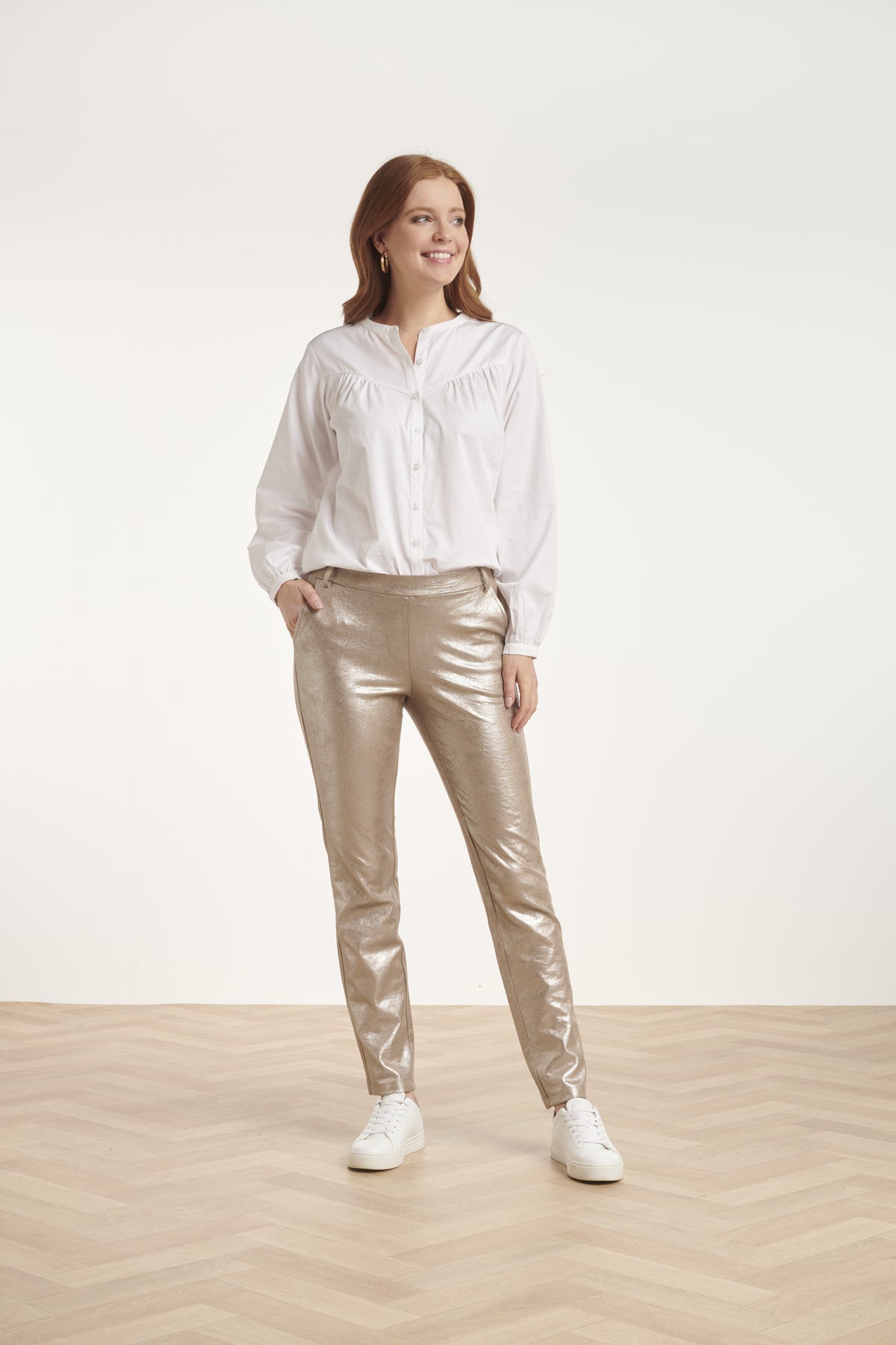 SMASHED LEMON Metallic Pants