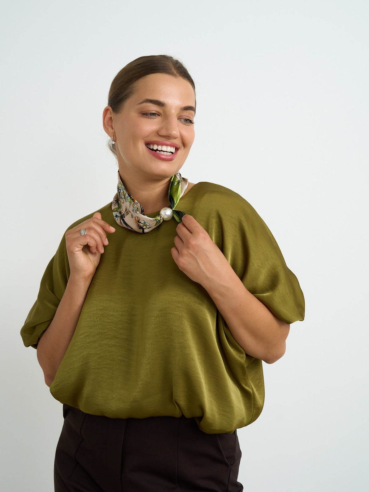 Stella Top -Olive
