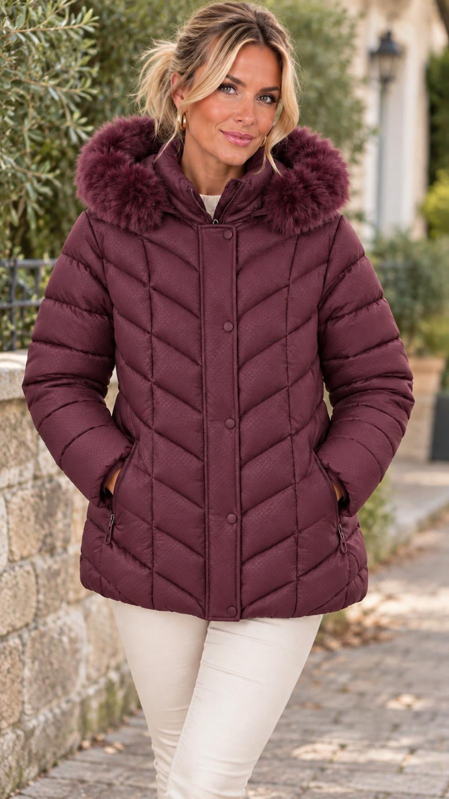 Tegan Jacket - Bordeaux