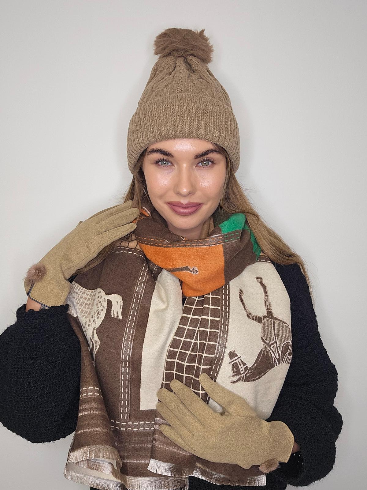 Luxury Gift Box Set - Burnt Orange/Mocha