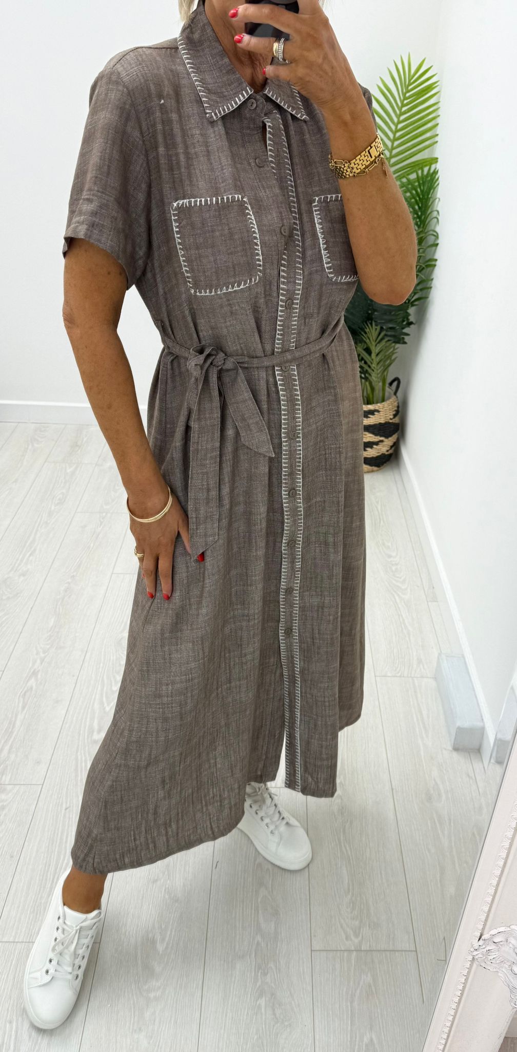 Billie Dress - Mocha