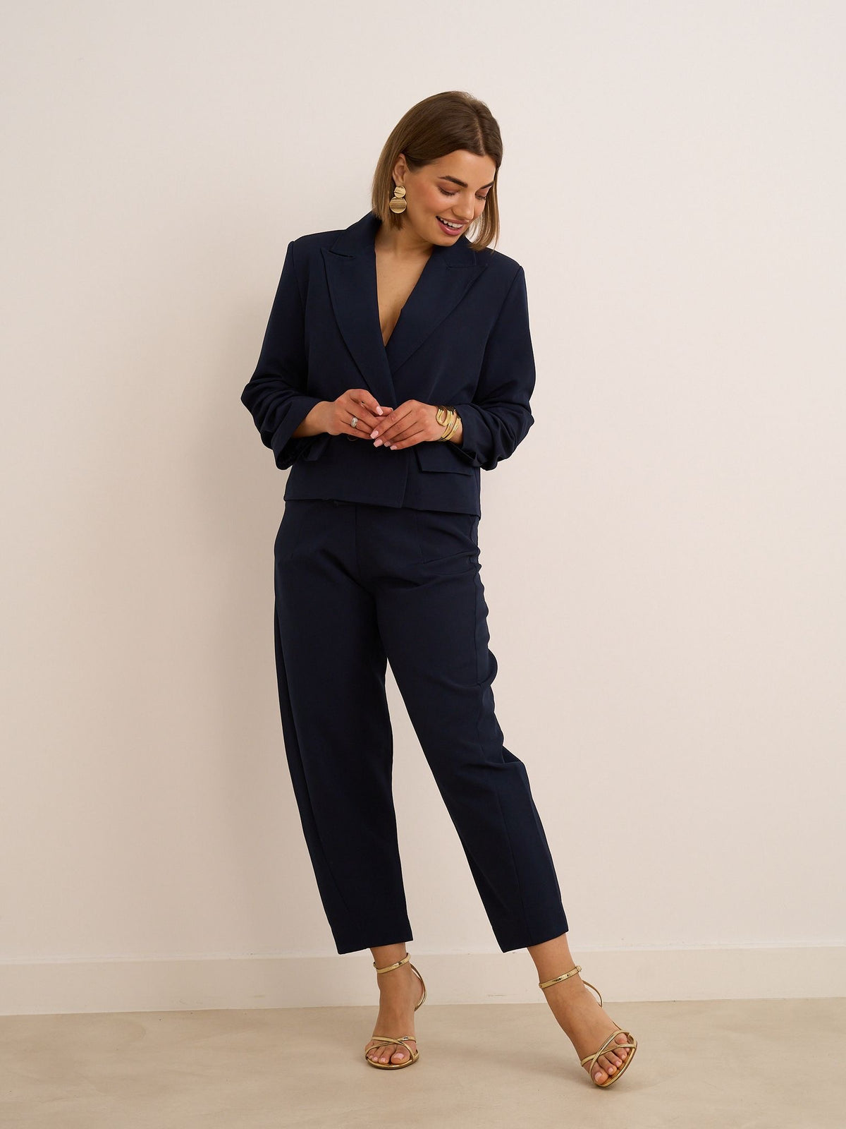 Ciara Trouser Suit - Navy