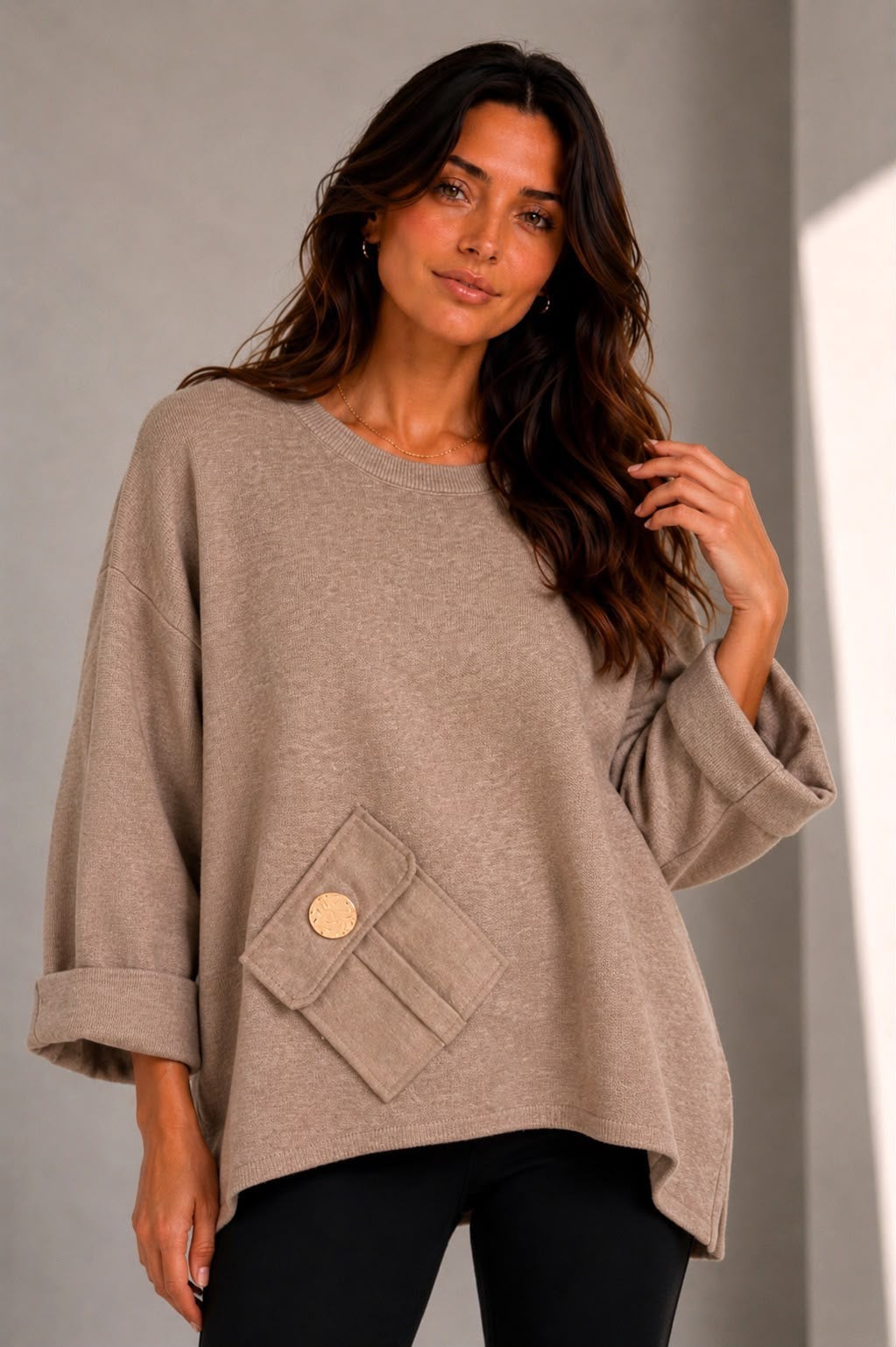 Pocket Knit - Sand
