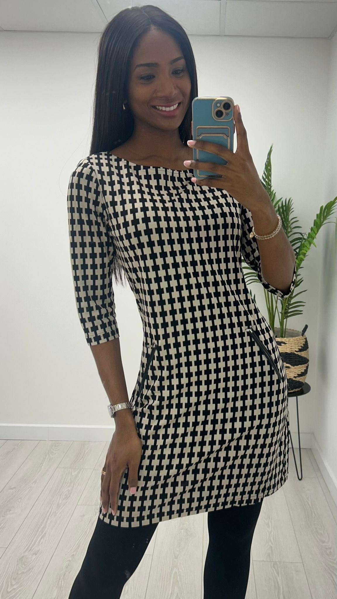 Vegas Checkered Dress