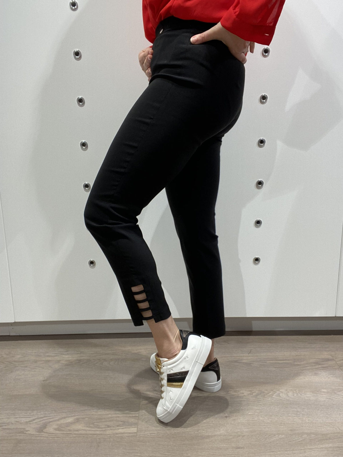 Robell Lena Black Trouser 65cm