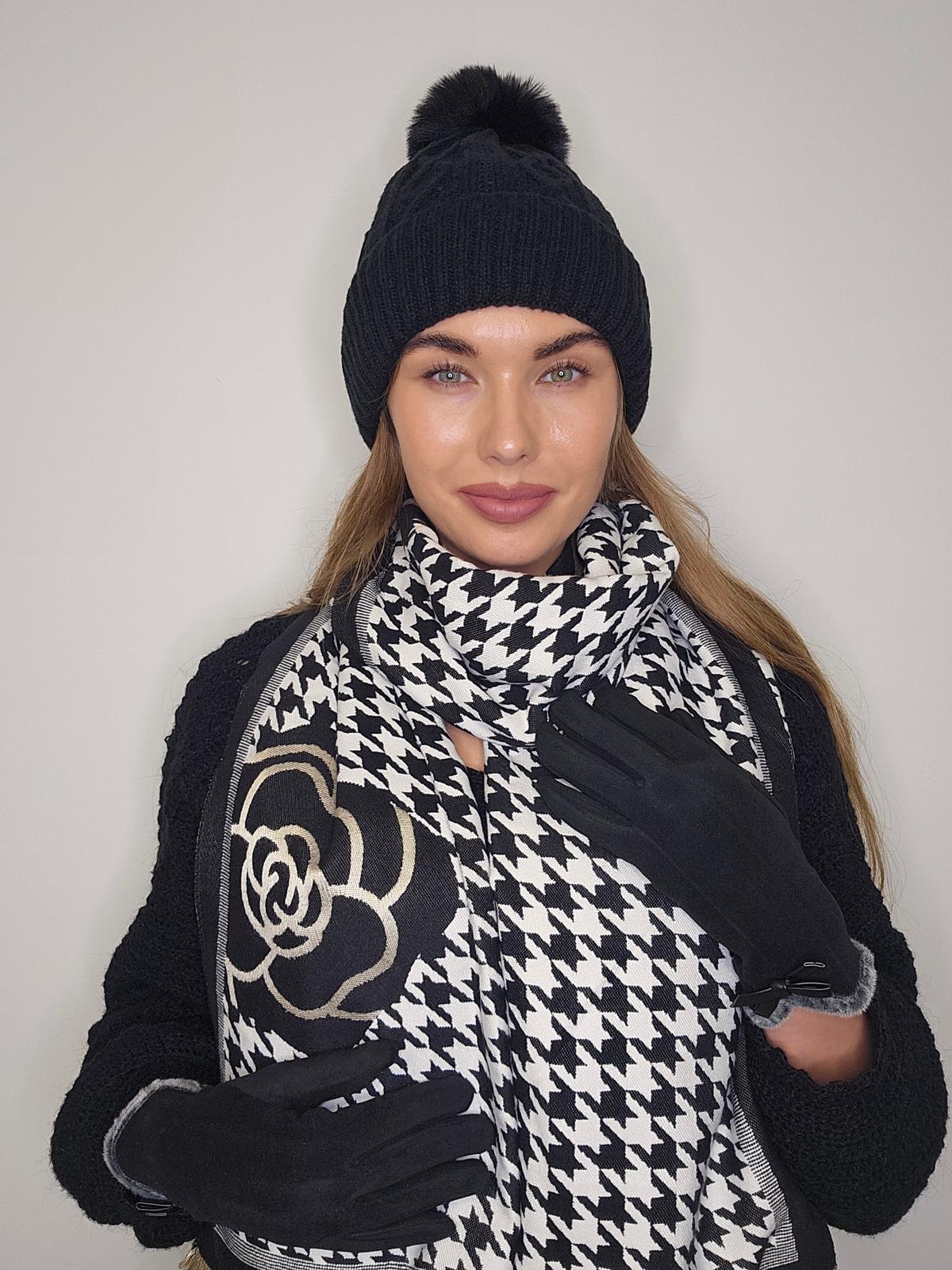 Luxury Gift Box Set - Houndstooth/Black