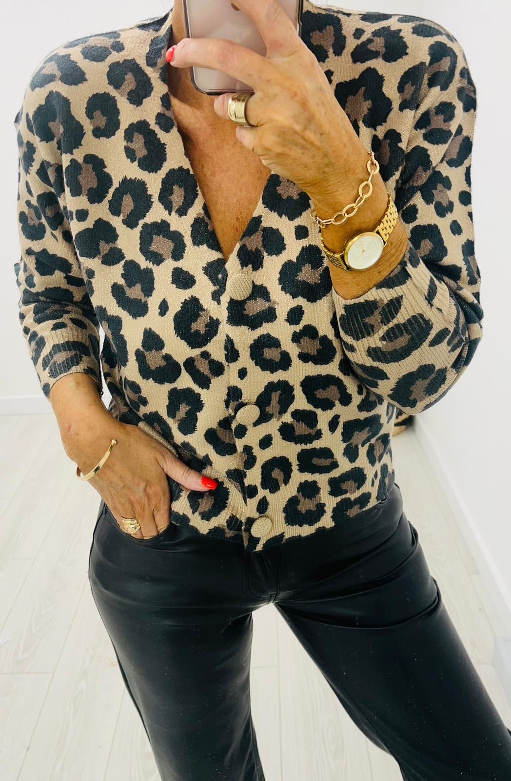 Leo cardigan - Camel