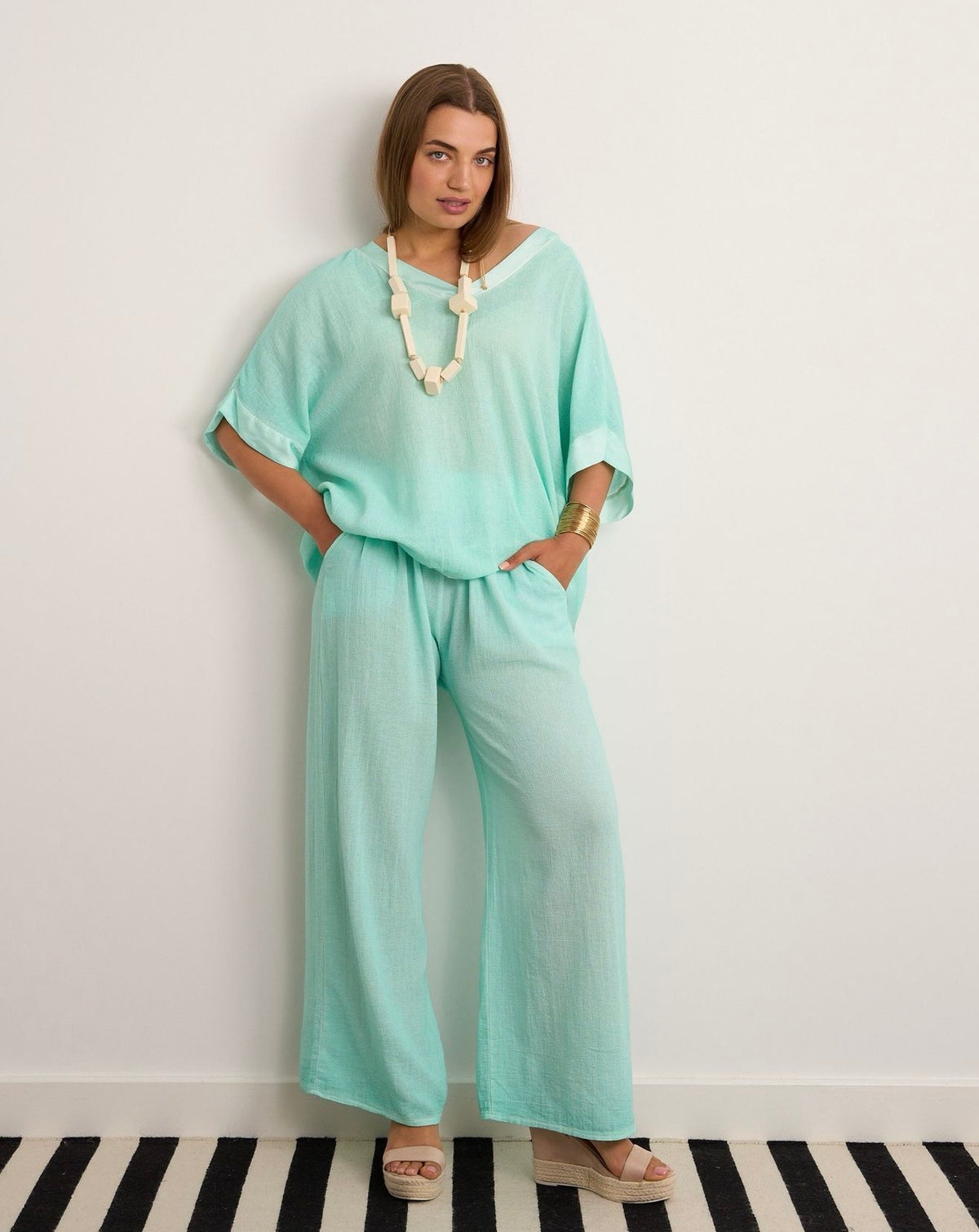 Top/Trs Set - Mint