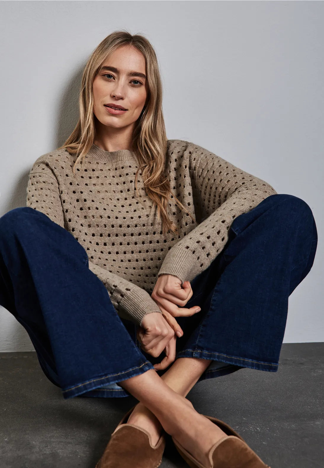 open structure sweater