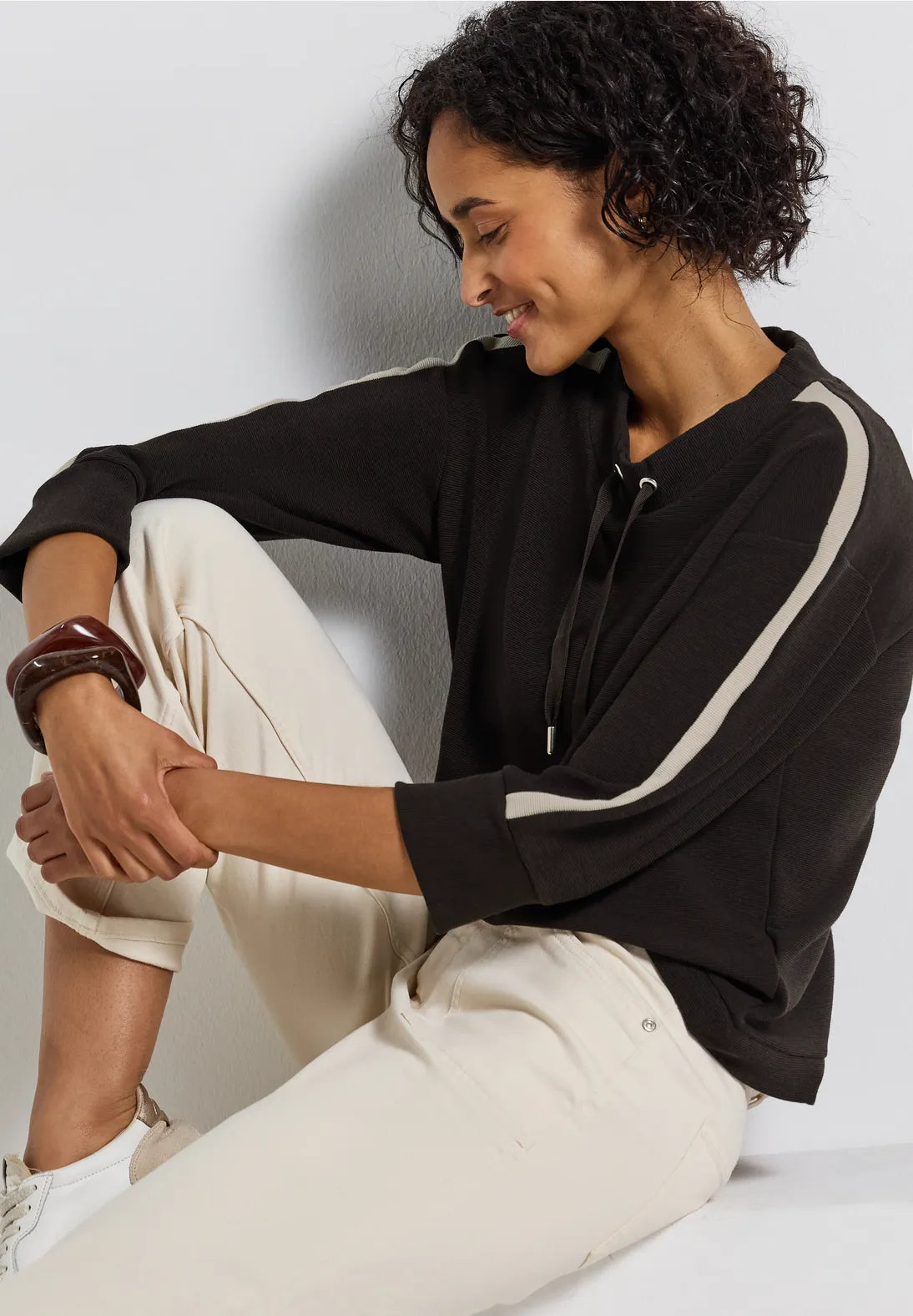 Ottoman Sweatshirt - deep roast brown               324004