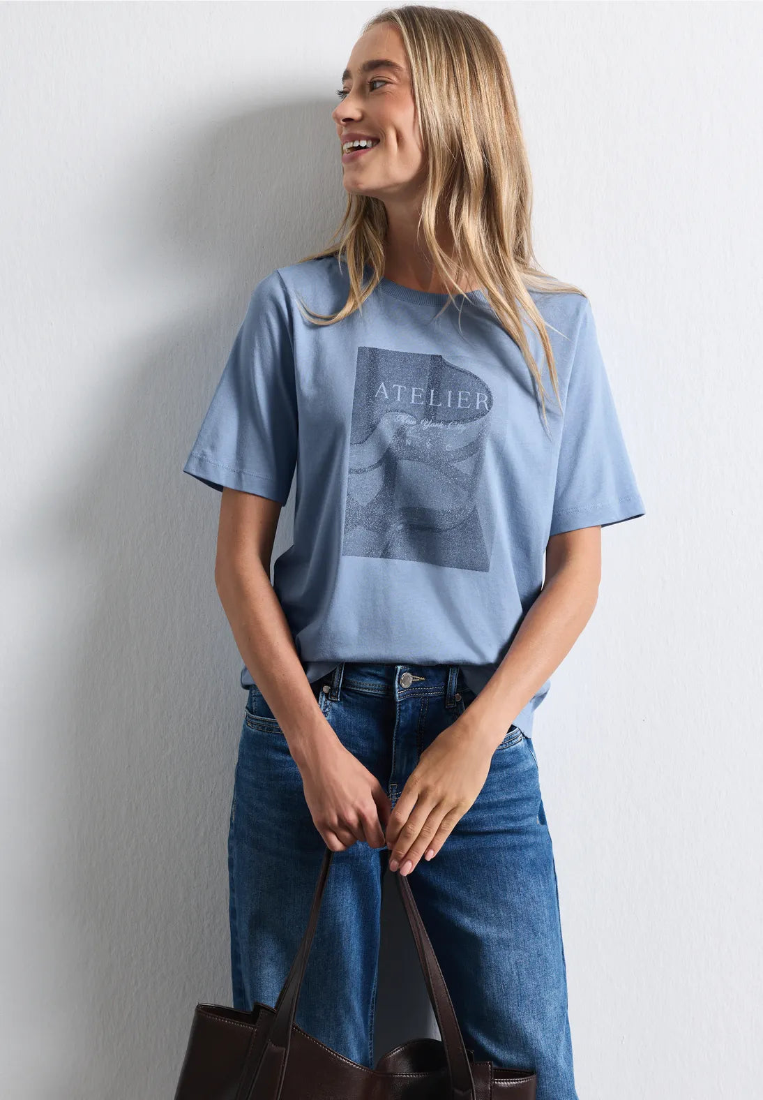 photo print shirt              northern blue                  325718