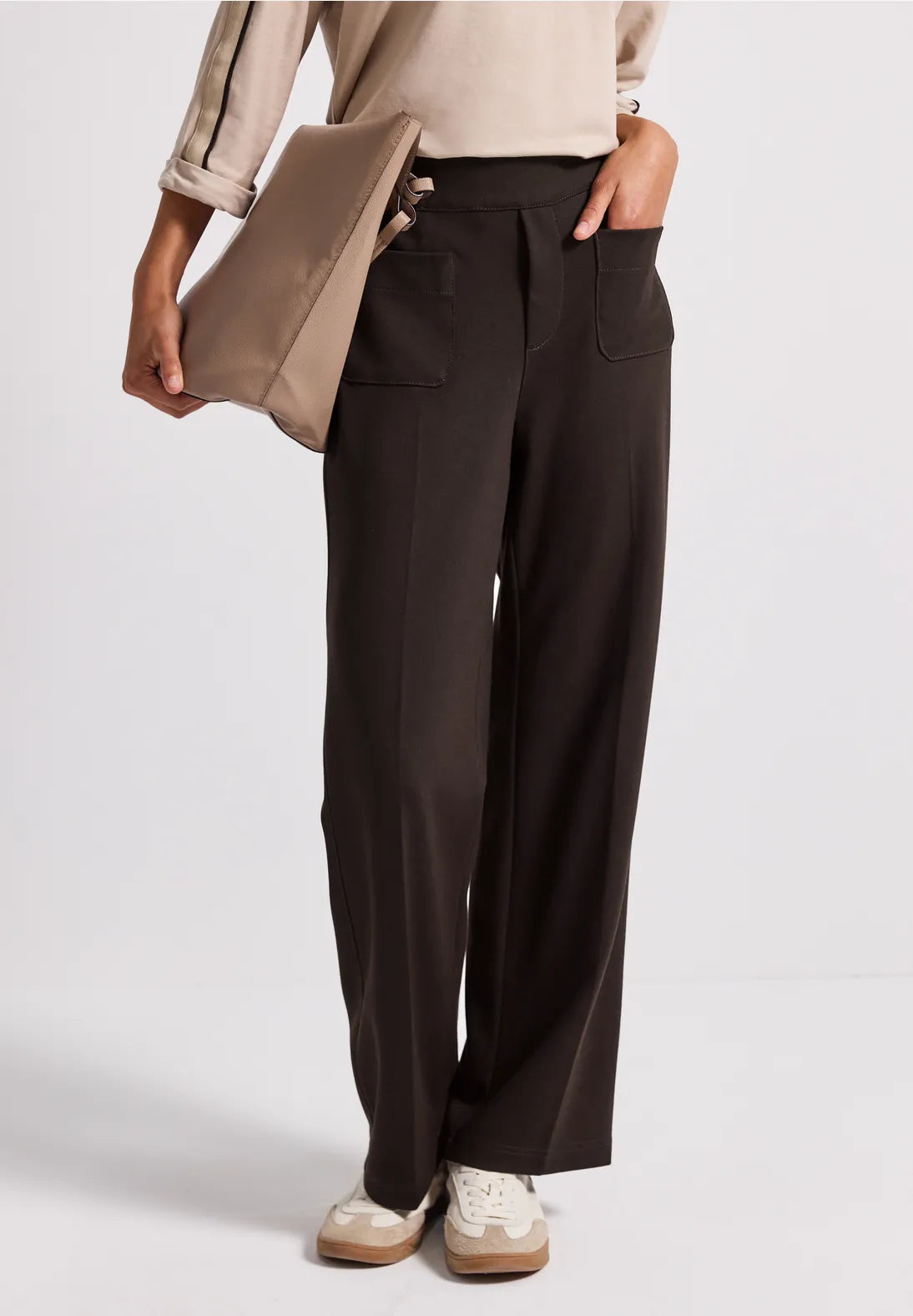 Front pocket Straight leg - Deep roast brown              379686