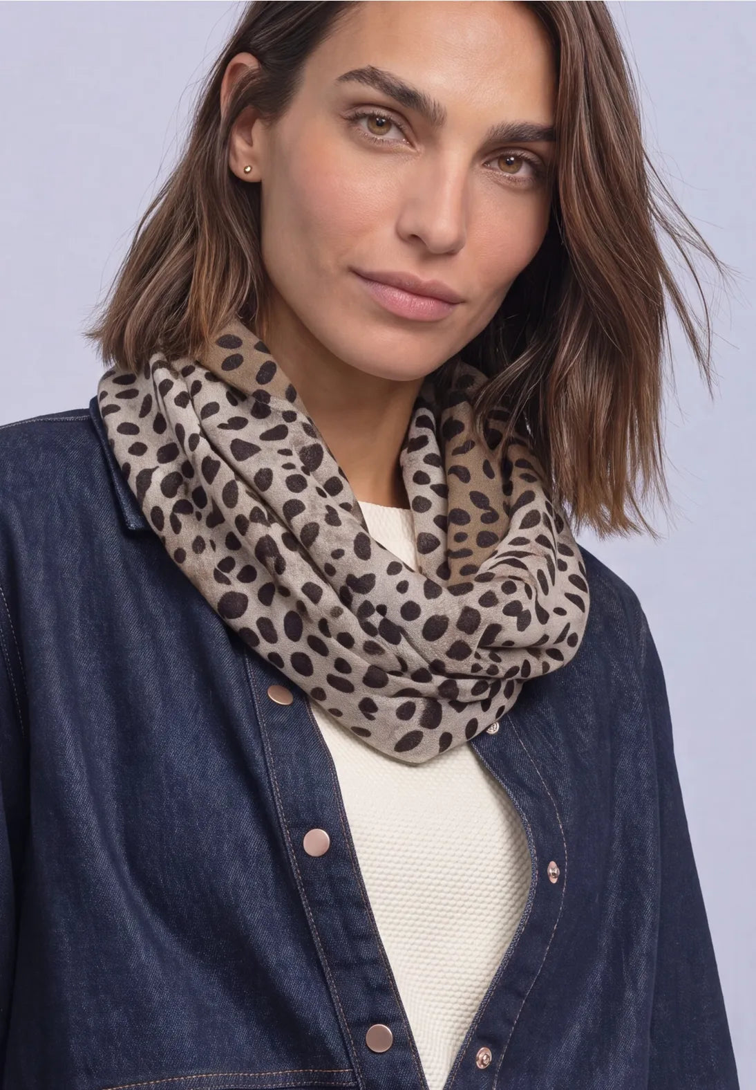 Printed Modal Loop             Black                          573243