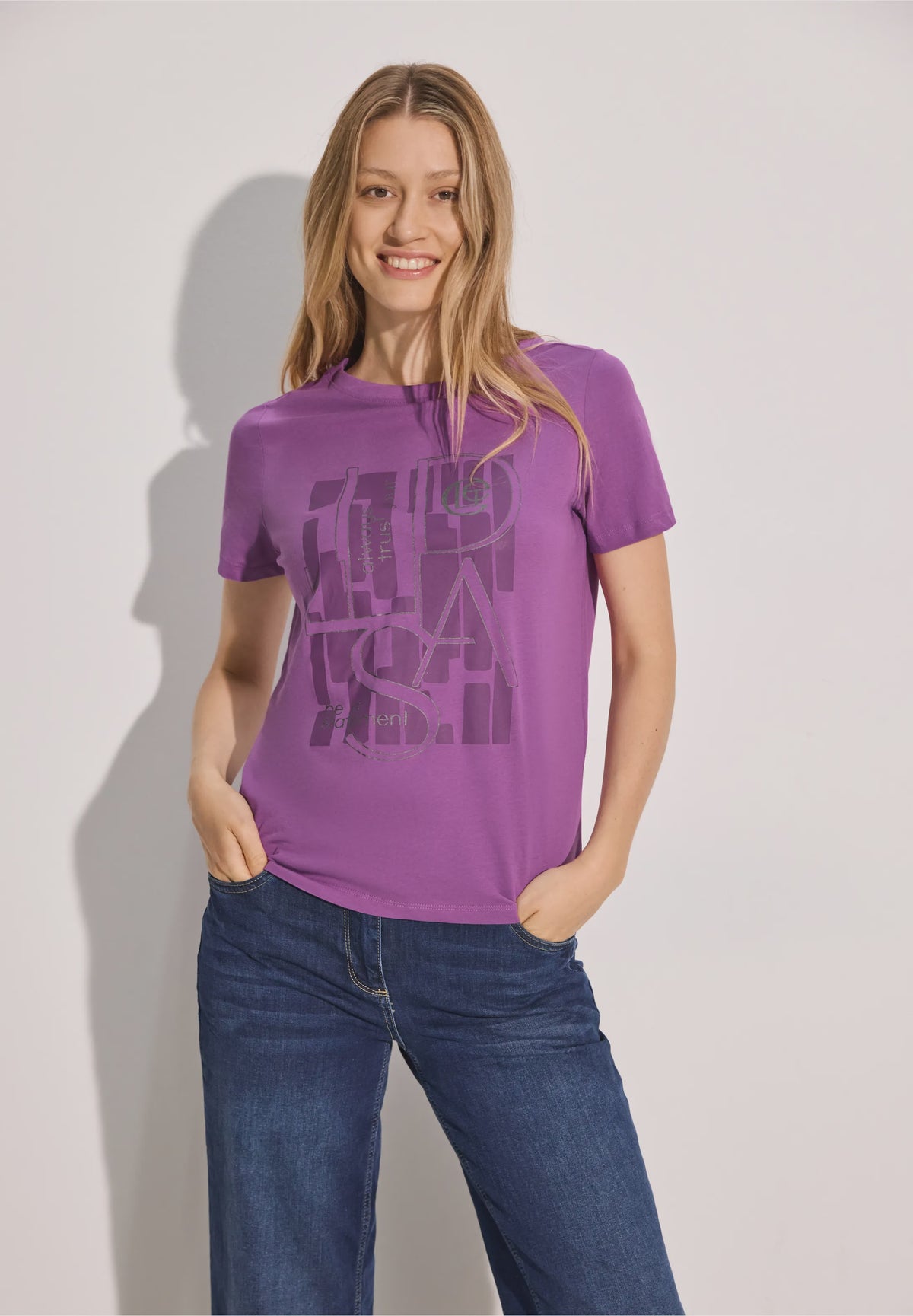 CECIL Ideas Tee - Iced Violet