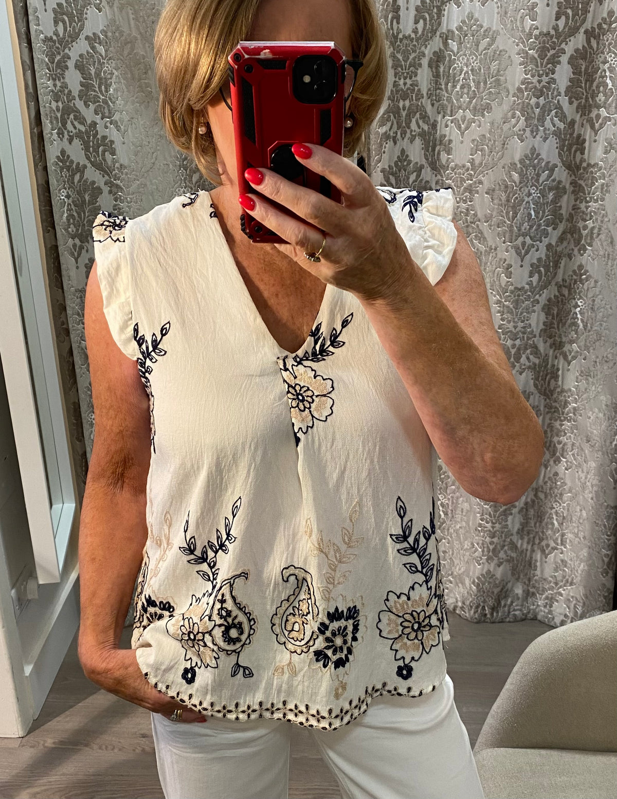 Millie Top - Navy