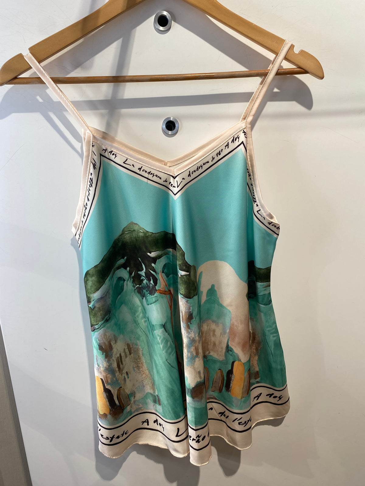 Art Strap Top - Mint