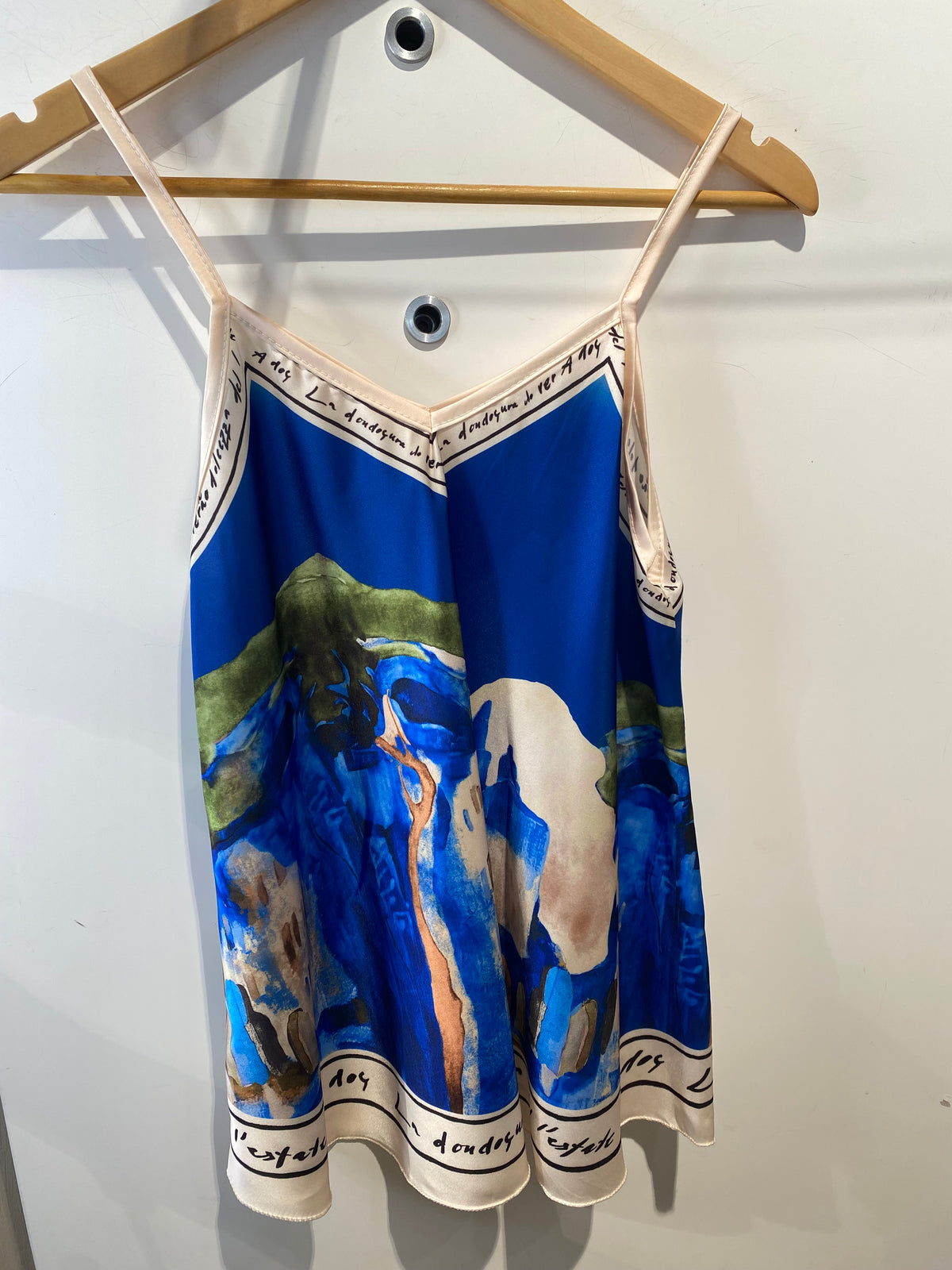 Art Strap Top - Royal