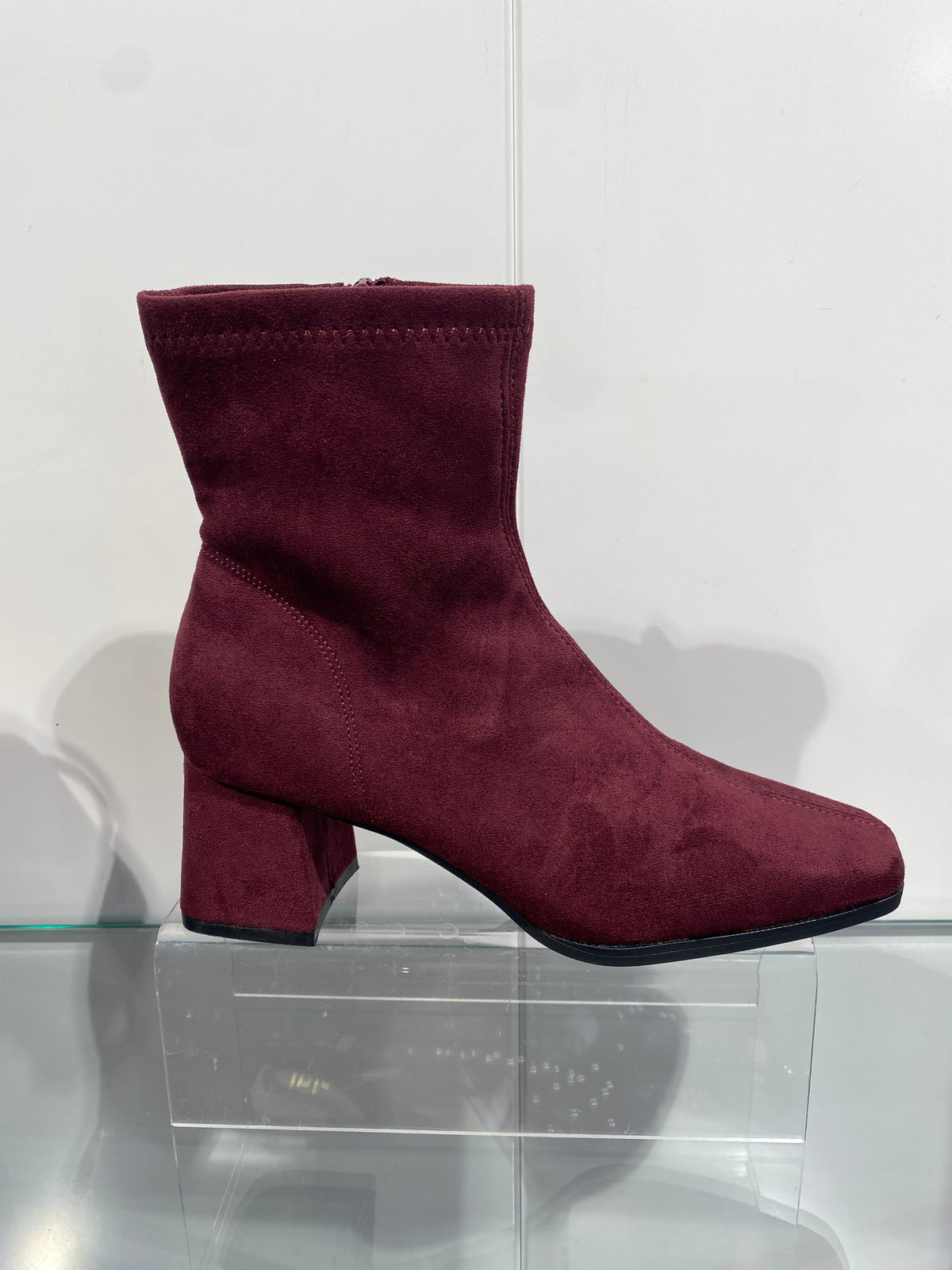 Sock Boot - Burgundy
