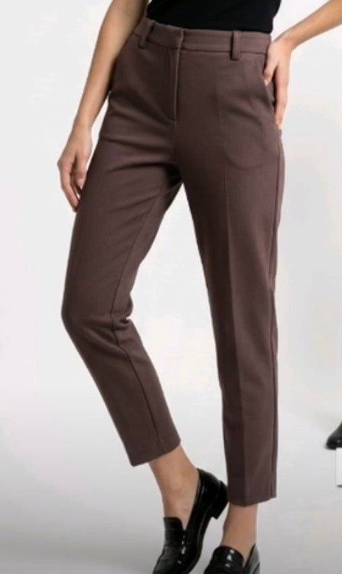 Zola Pin Tuc Trs - Brown