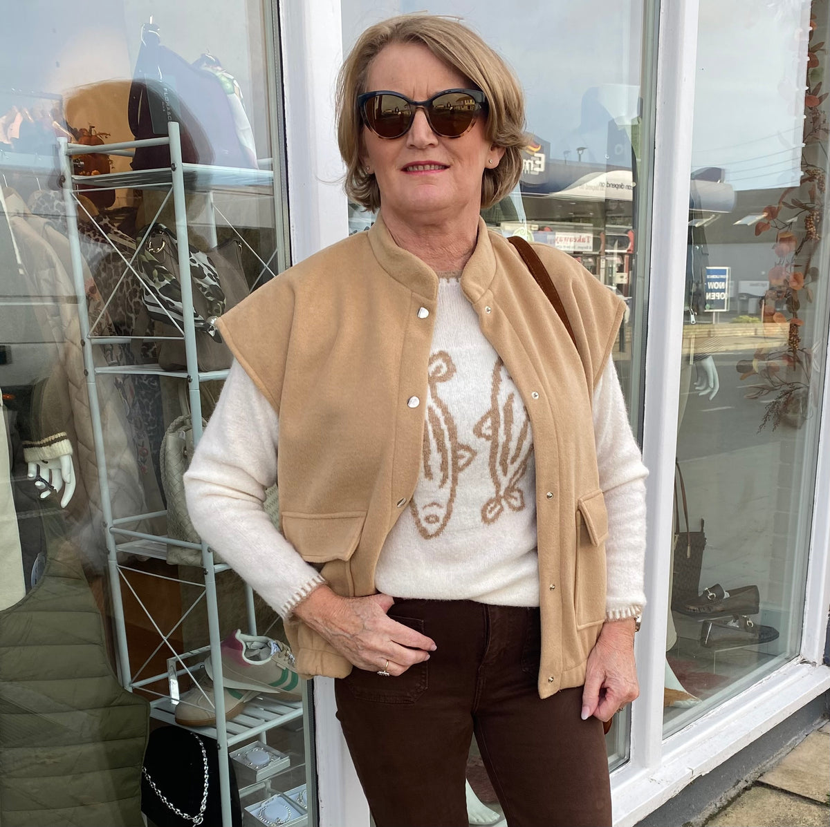 Millie Gilet - Camel