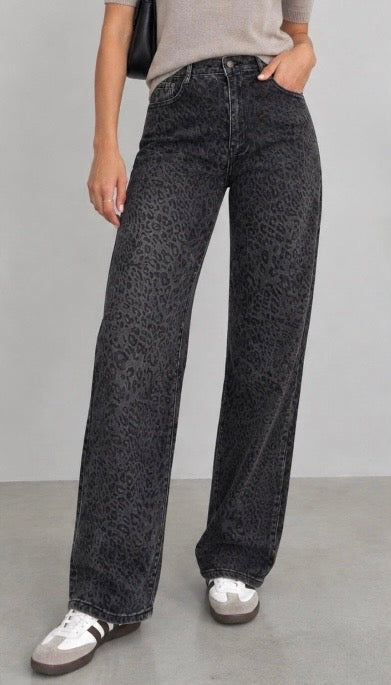 Leopard Sparkle Jean