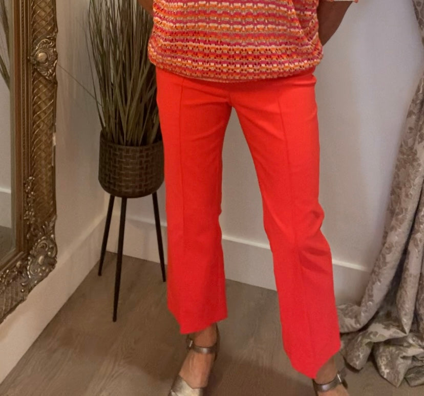 ROBELL TROUSERS JOELLA 09 65 C Coral
