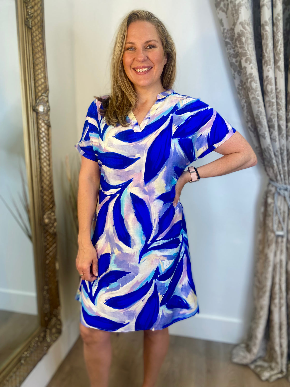 Della Dress - Blue
