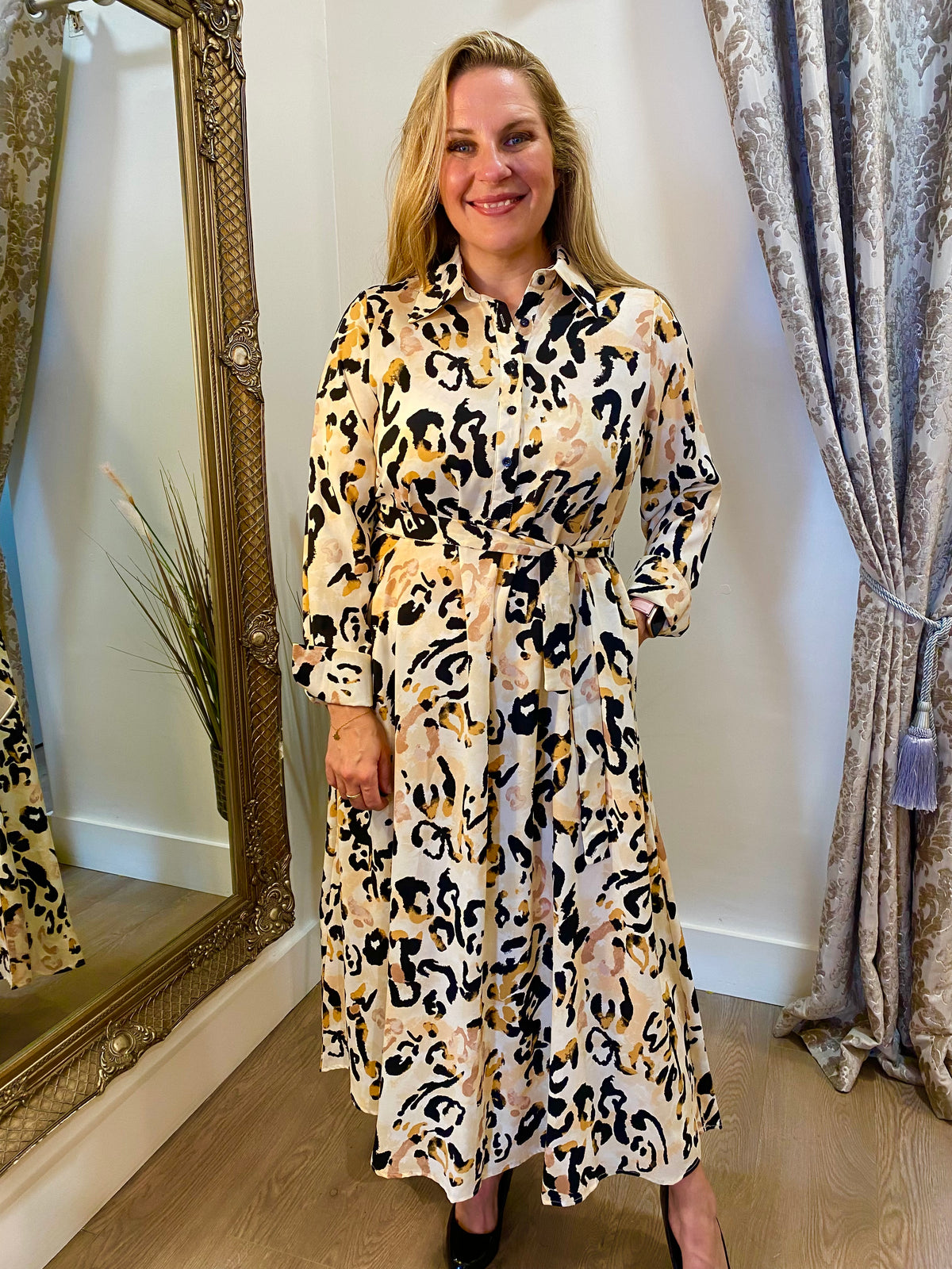 Sheryl Dress - Leopard Print