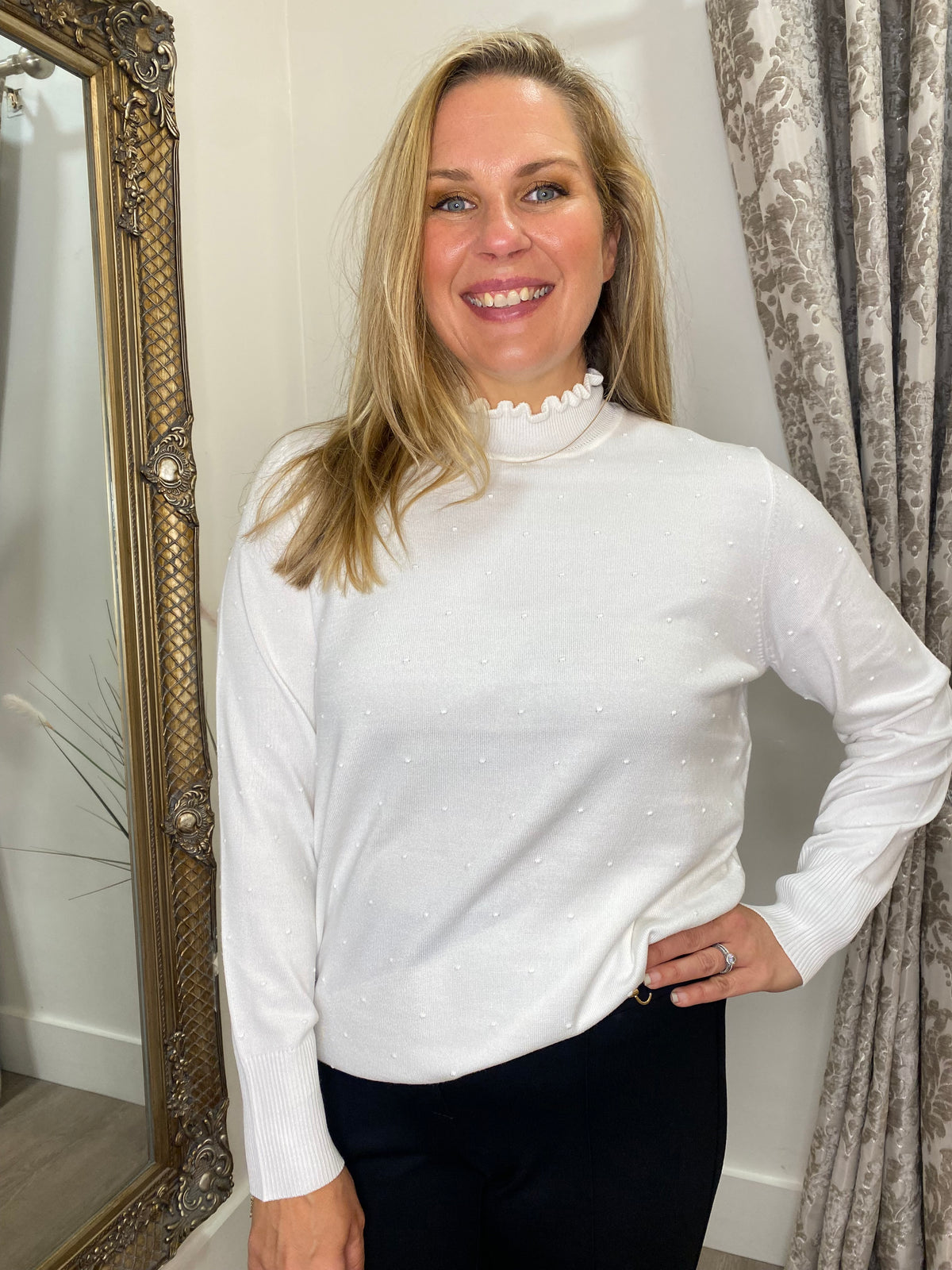 SUNDAY PULLOVER Cream 251-6608-6325-0