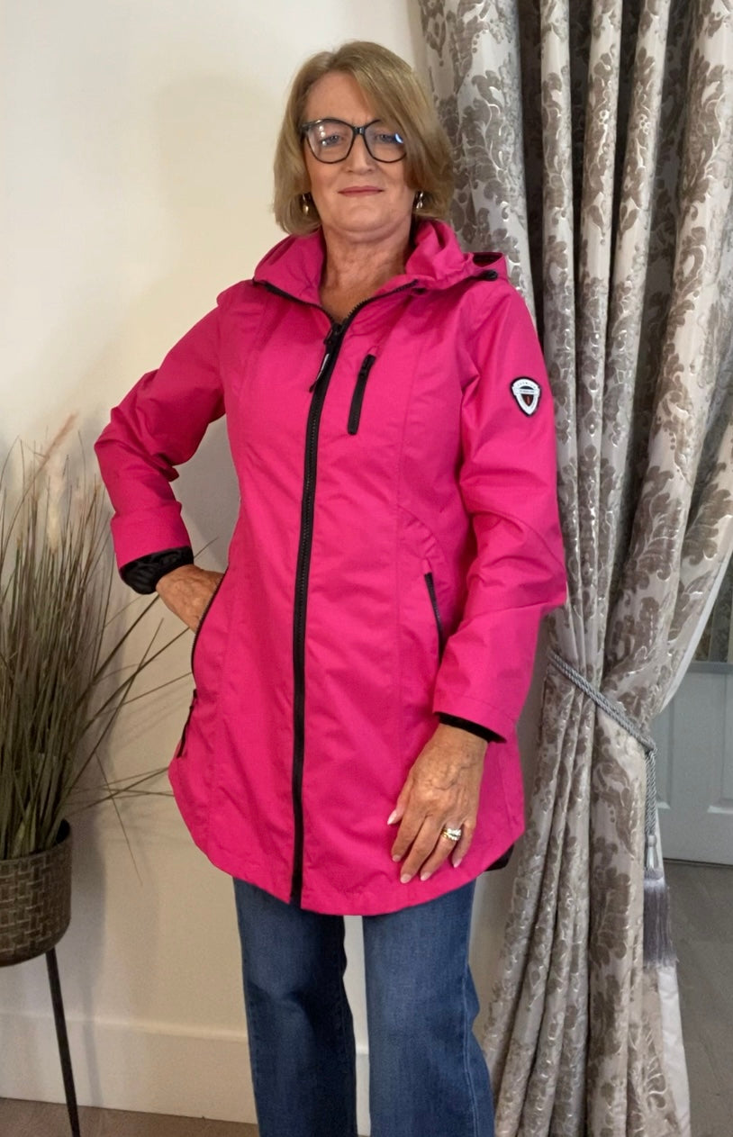 NORMANN RAINJACKET Fuchsia