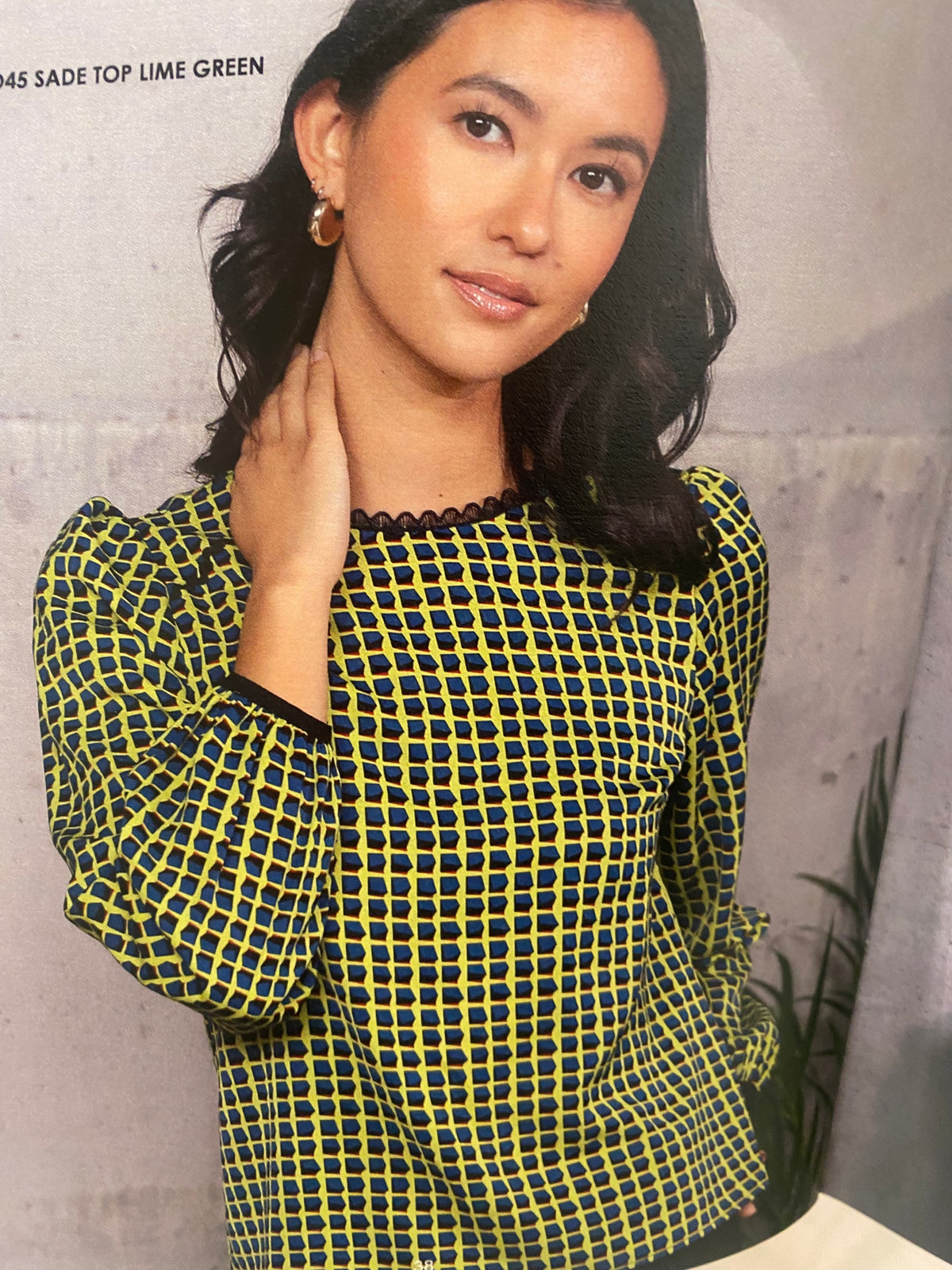 Sade Top - Lime Green