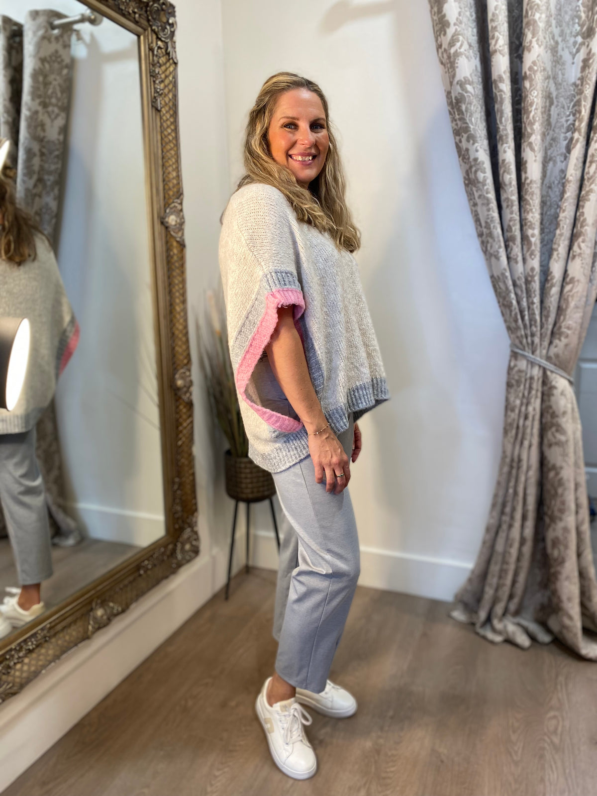Zola Trouser - Silver