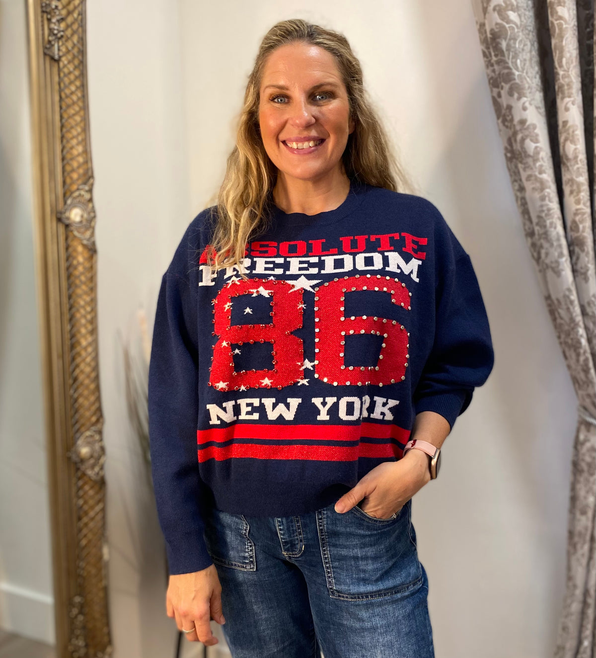 New York Knit- Navy