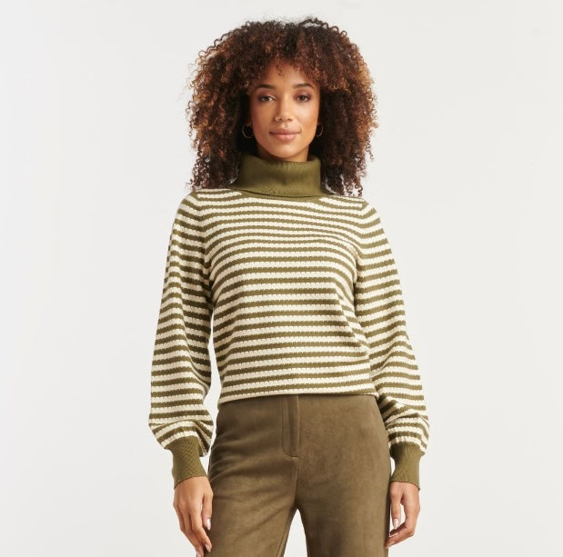 SL Stripe Sweater - Khaki