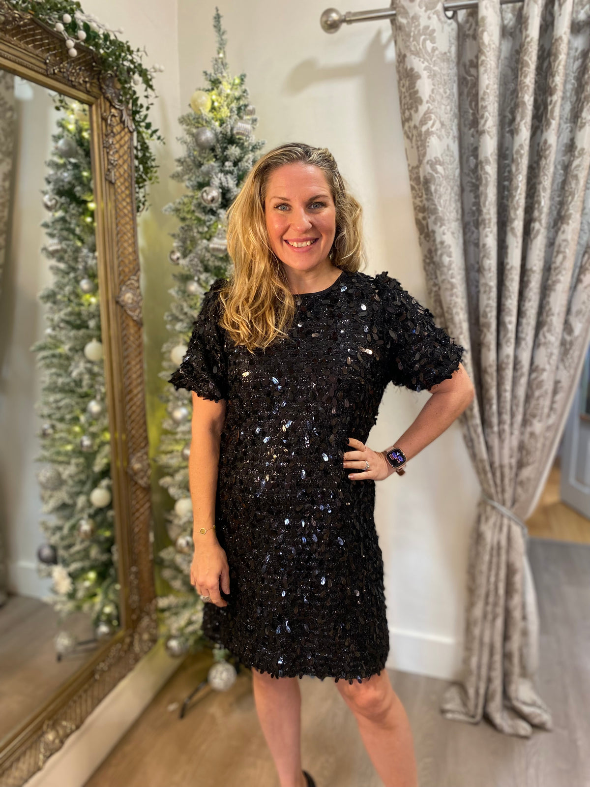 Sequin Dress - Black