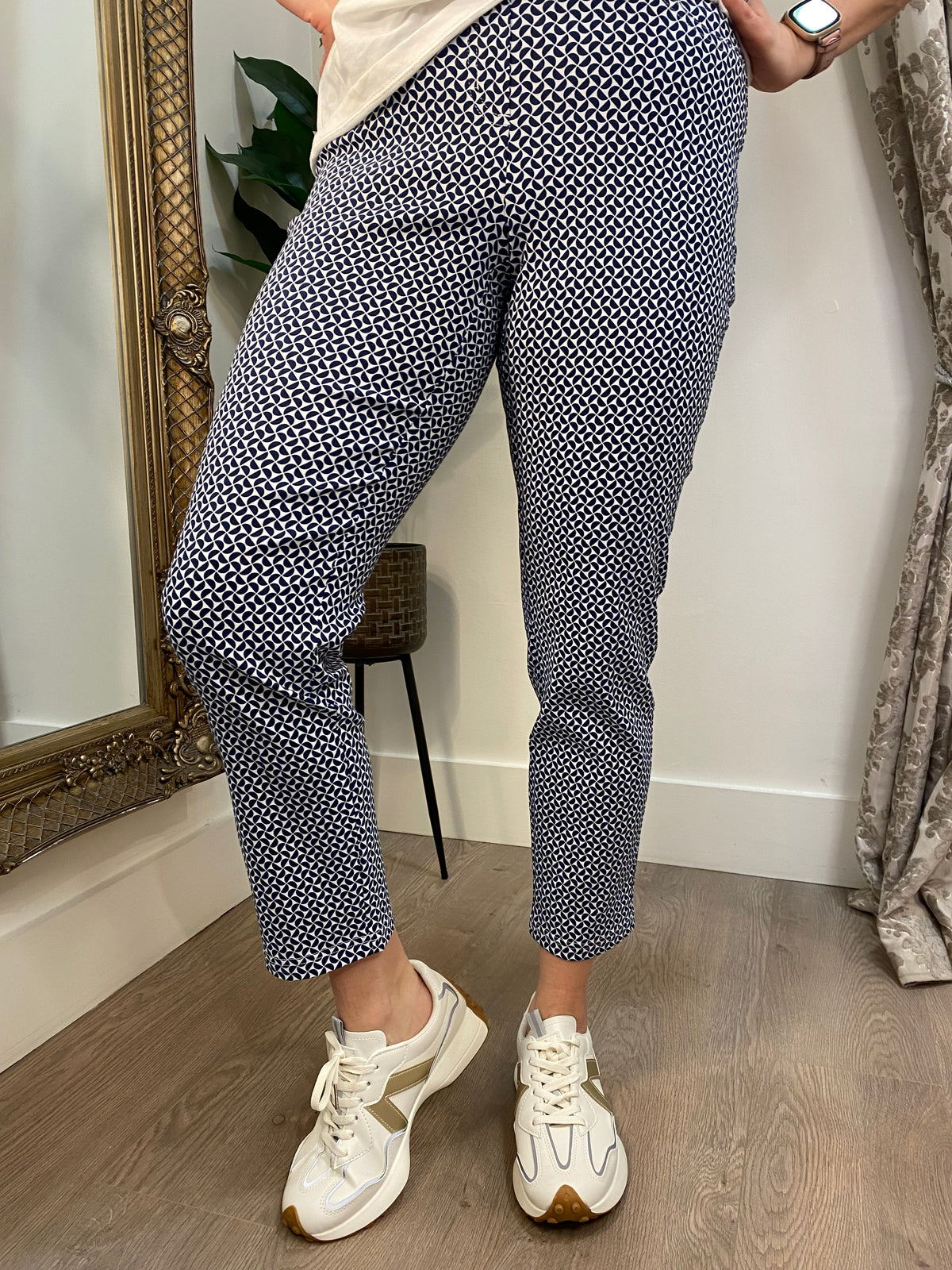 ROBELL TROUSERS BELLA 09 68 CM Navy 161-51560-55109-0