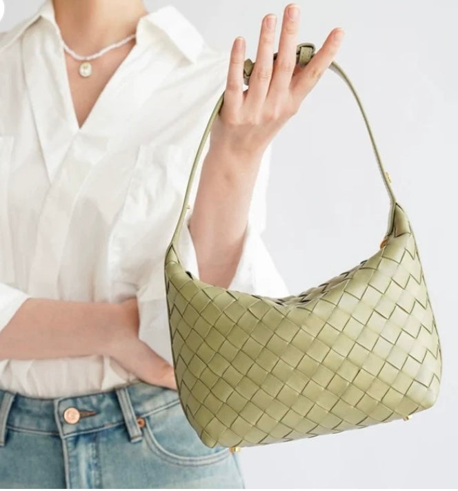 Mini Lattice Bag - Green