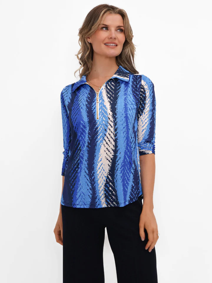 Kate & Pippa Zip Top - Royal