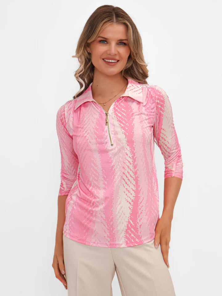 Kate & Pippa Zip Top - Pink