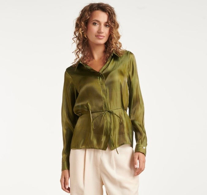 Voile Blouse - Khaki