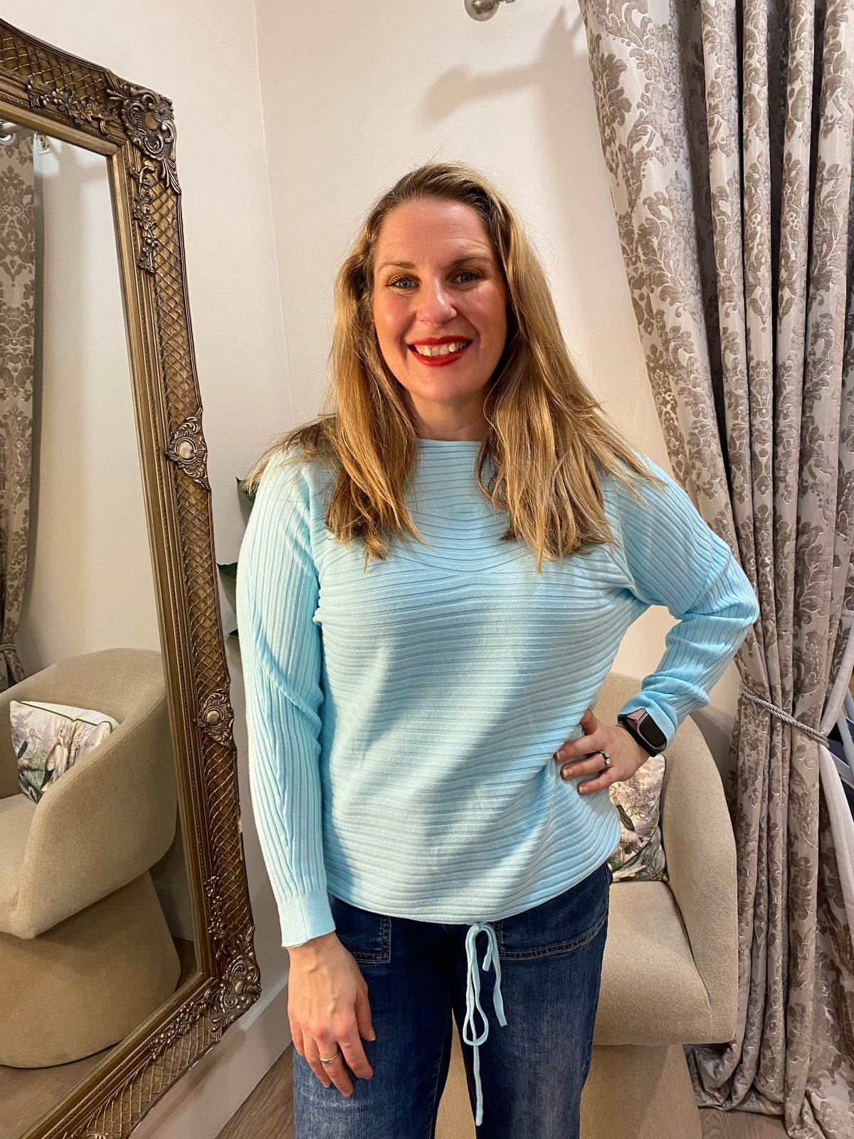 Zola Wave |Knit - Aqua