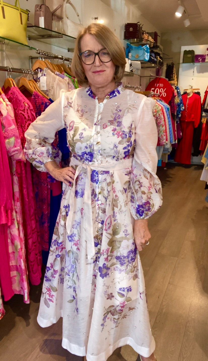 Sarah Dress  - Voilet