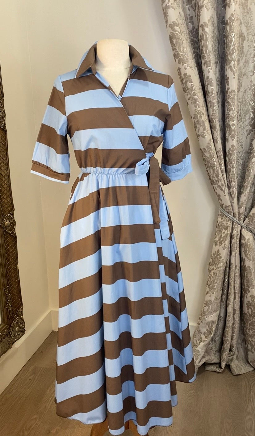 Stripe Dress - Blue