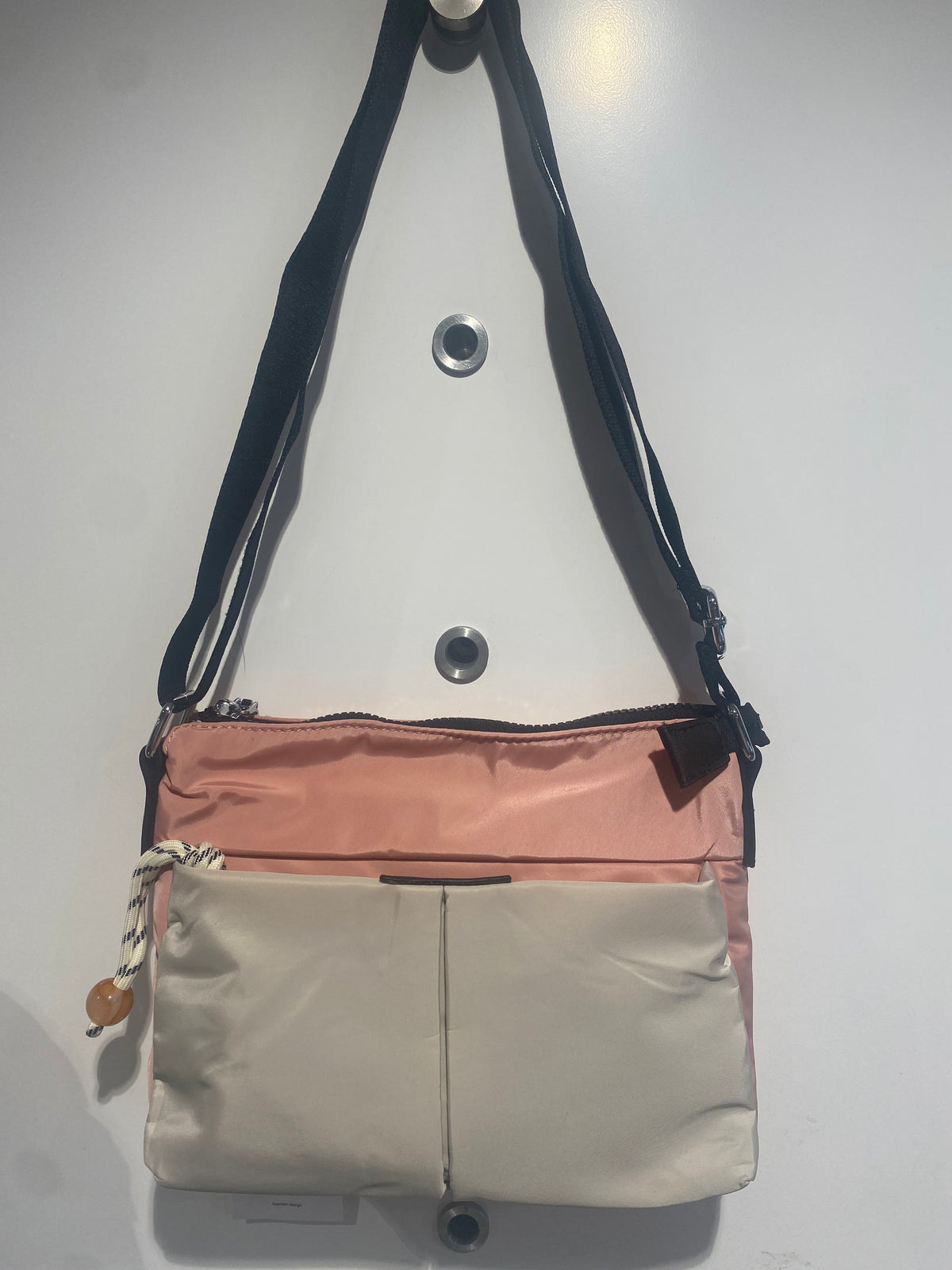 Colour-Block Bag - Coral