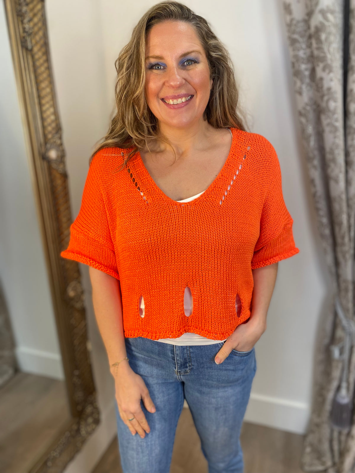 Layering Knit - Orange