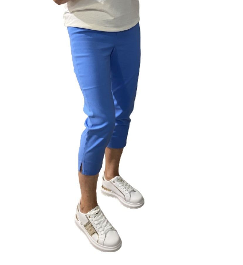 ROBELL Marie Cropped Trouser - Cornflower Blue